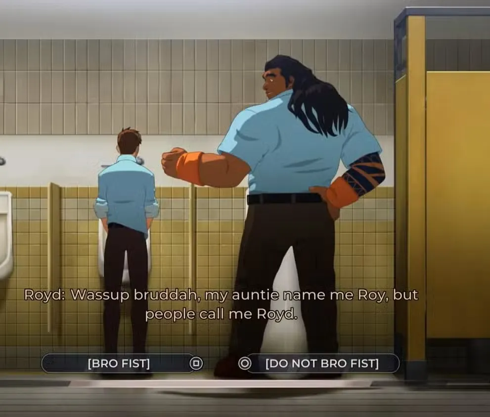 Dispatch: Bathroom Encounter: Bonding with Royd