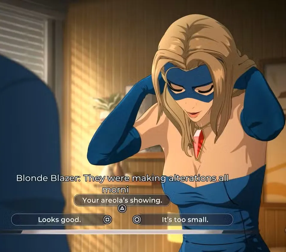 Blond Blazer's Gala Preparation: First Romance Signals