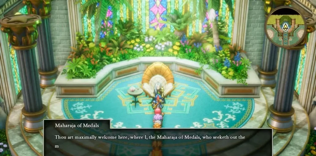 Maharaja of Mini Medal Island World in Dragon Quest