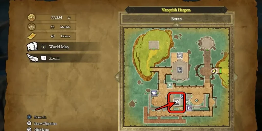 Beran Tombola Location