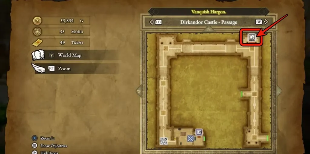 Dirkandor Tombola Location