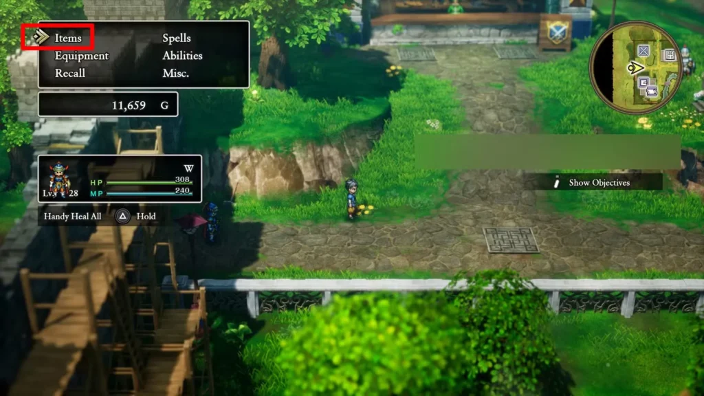 Method 1: Chimera Wings (Available Early) in Dragon Quest 1 hd remake