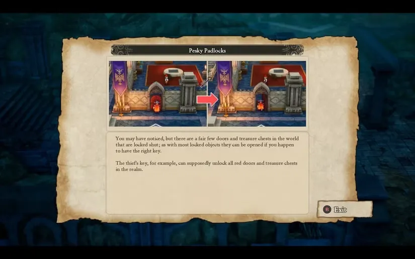 Dragon Quest 1 HD 2d Remake Pesky Padlocks