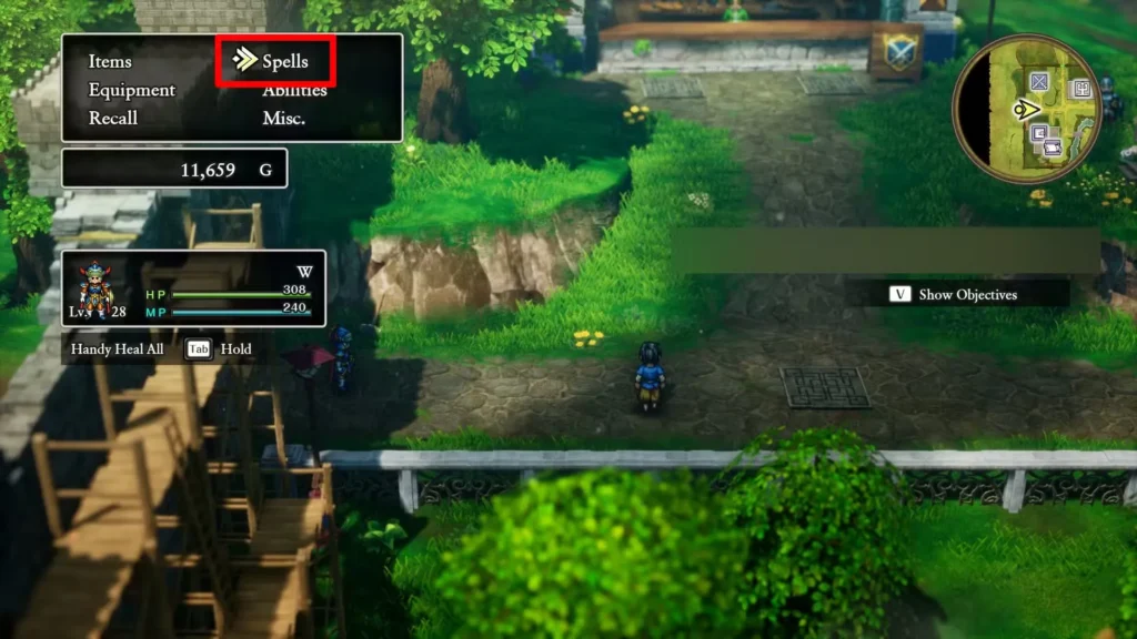 Zoom Spells Dragon Quest 1 HD Remake