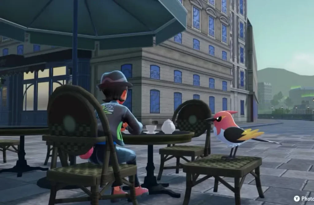 Having Tea Cafe in Pokemon Legends Z-A