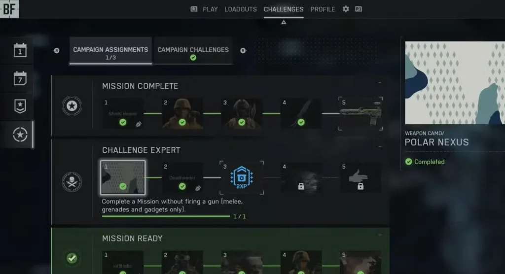 Complete Mission Without Firing a Gun Battlefield 6