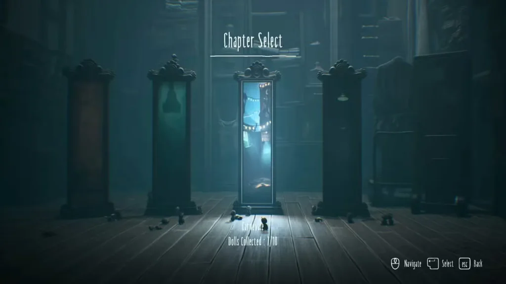 Little Nightmares 3 Chapter Select Screen