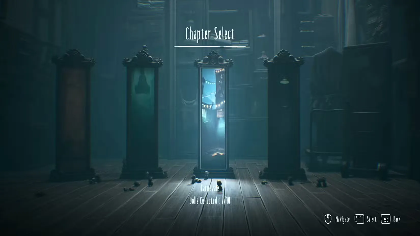 Little Nightmares 3 Chapter Select Screen