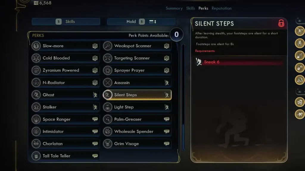 Sneak Perks: Stealth & Assassination