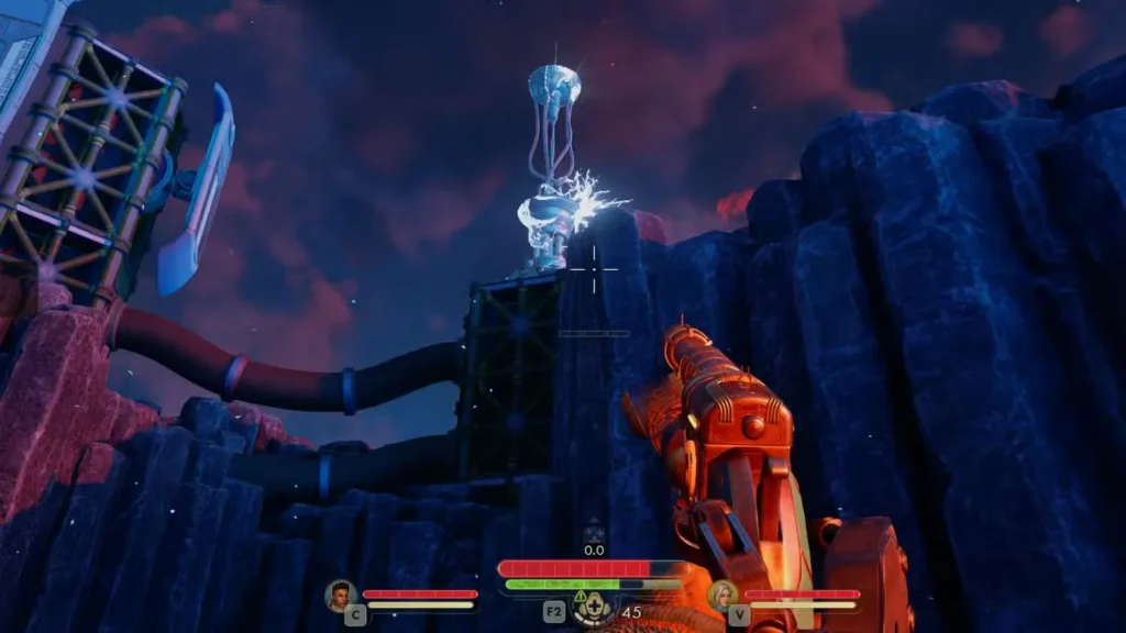 Lightning Tower #3: Southeast from the Main Grounding Station