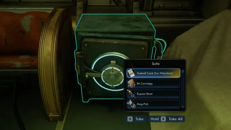 Commander's Safe Key Location and Rewards Screenshot in The Outer Worlds 2