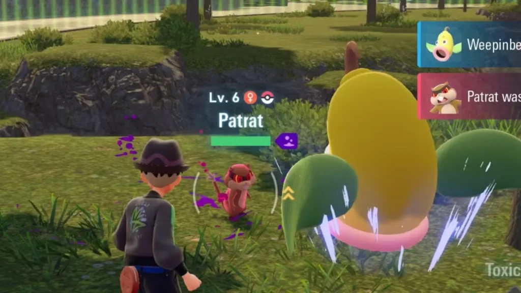 Vergifteter Statuszustand in Pokemon Legends: ZA