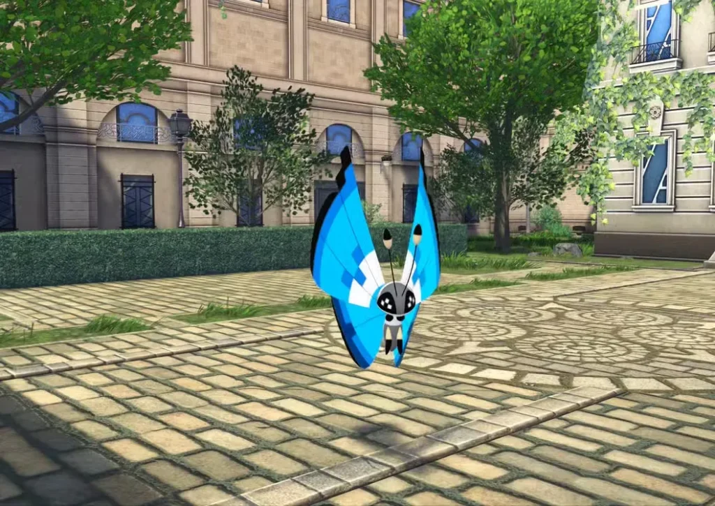 Blaues Vivillon in Pokemon Legends: ZA