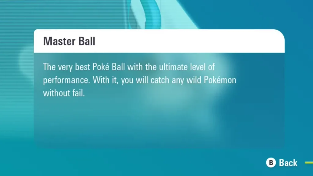 Master Ball Effects in Pokemon Legends Z-A