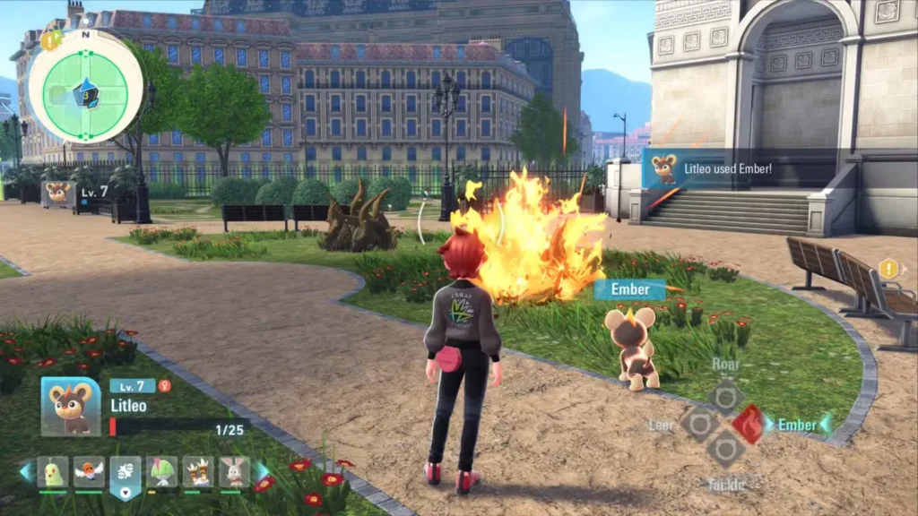 Pokemon Legends: ZA – Dornen schneiden Ranken verbrennen Brombeeren Feuerangriffe