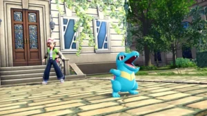Pokemon Totodile Fight in Pokemon Legends: ZA