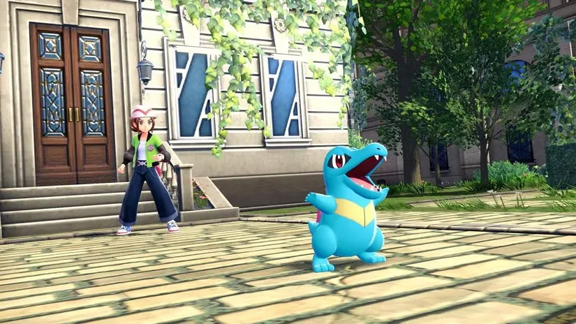 Pokemon Totodile-Kampf in Pokemon Legends: ZA