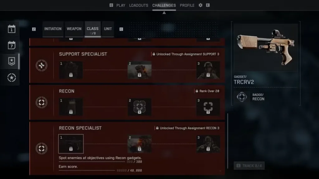 Recon Class Challenges