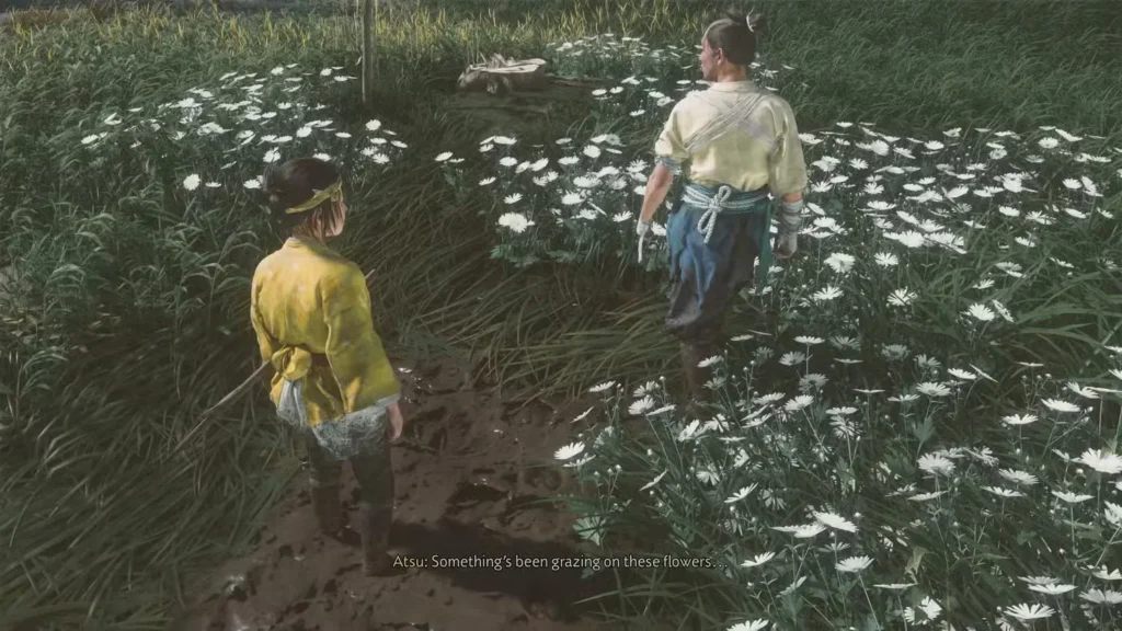 Tracking Horses with Atsu's Dad in Ghost of Yotei