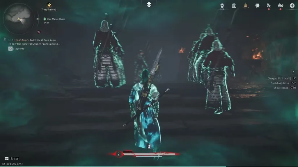 march of the dead ghost location in where winds meet