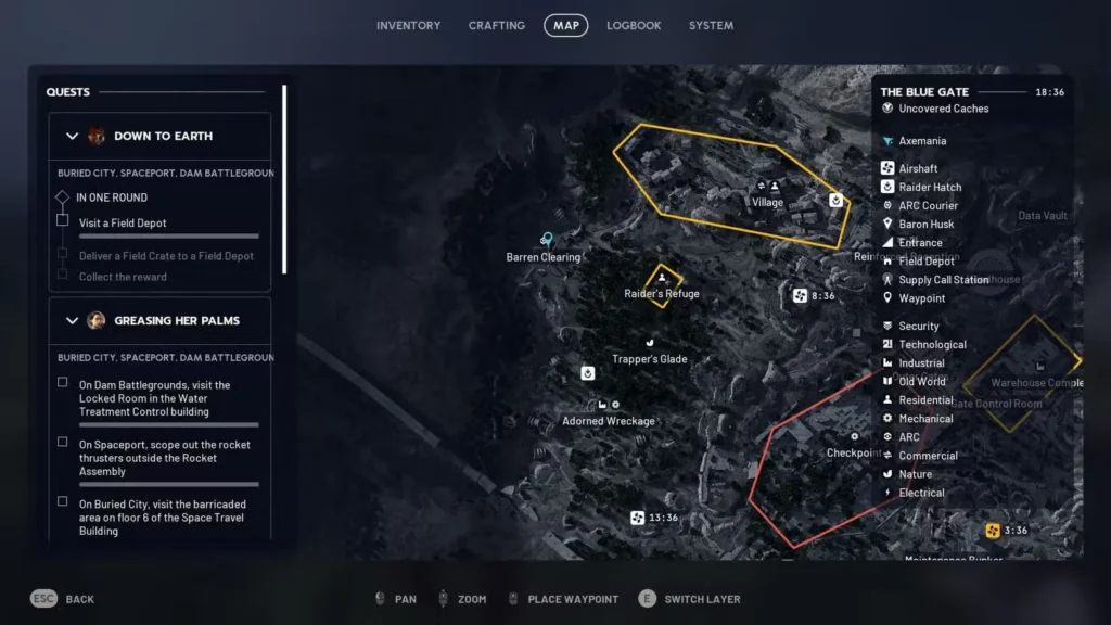 Objective 1: Finding Signs of ARC Activity at Barren Clearing