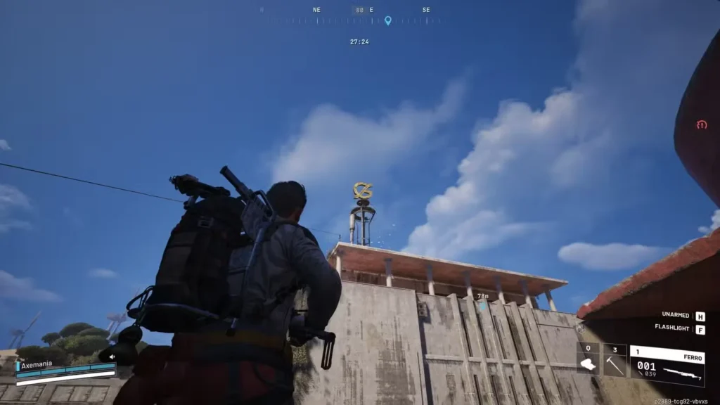 Buried City - Galleria Sign Installation Point