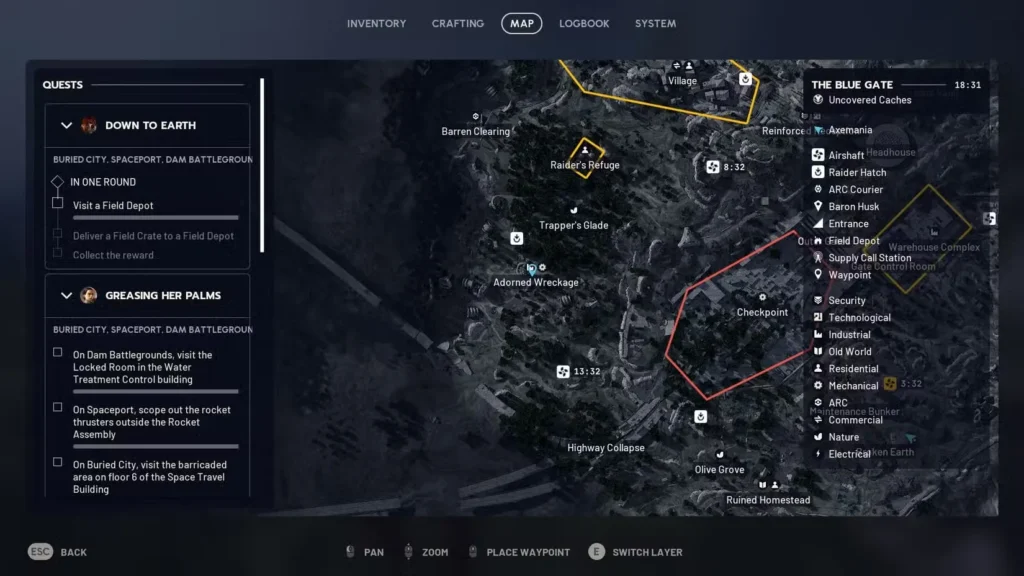 Objective 2: Inspect Communications Device at Adorned Wreckage