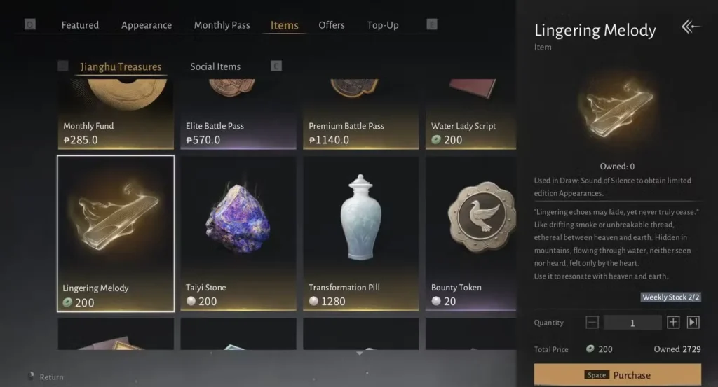 Jianghu Treasure Shop (Most Reliable Free Source) in Where Winds Meet