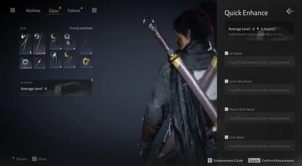 Where Winds Meet: Martial Arts Level (Gearscore) Explained