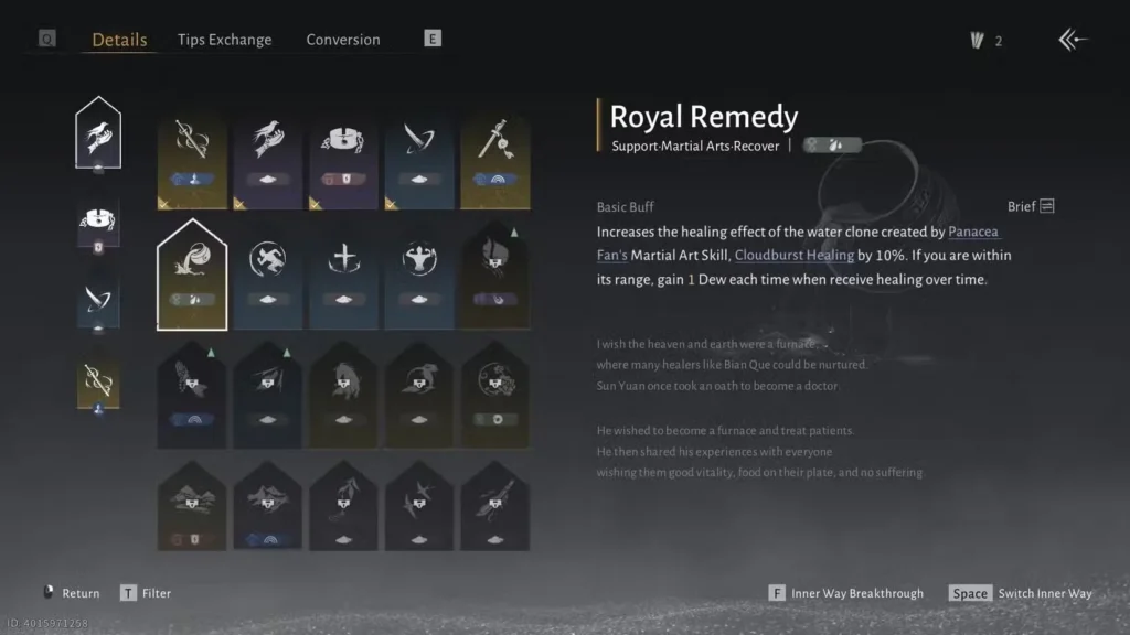 Royal Remedy in Where Winds Meet