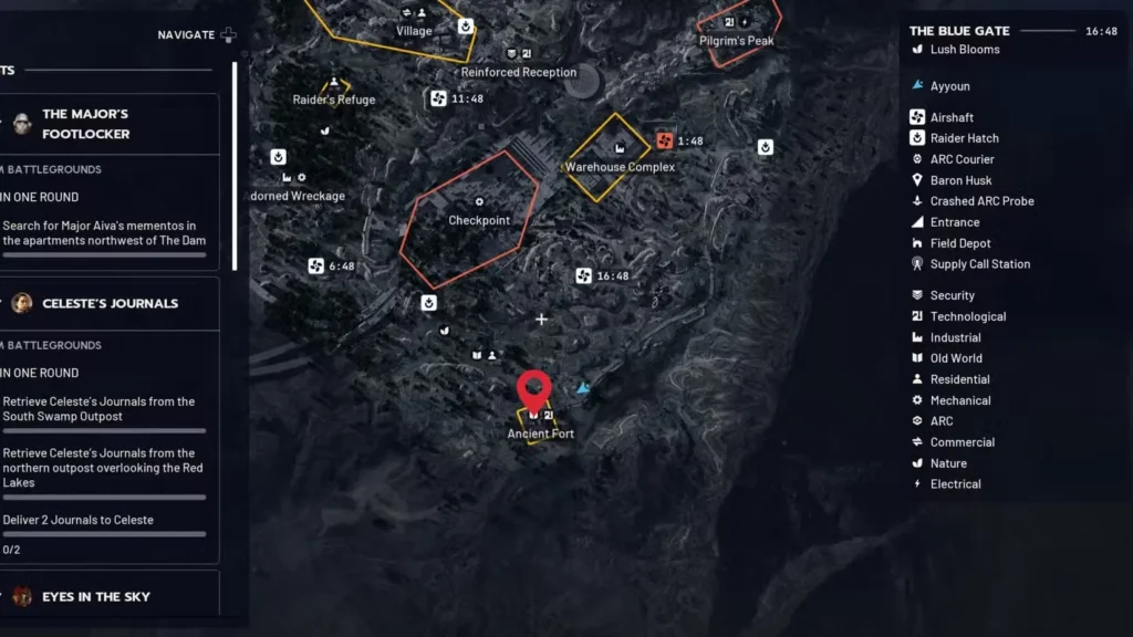 ancient fort location in arc raiders
