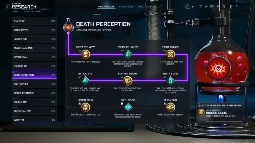 Death Perception: Best Augments for Awareness