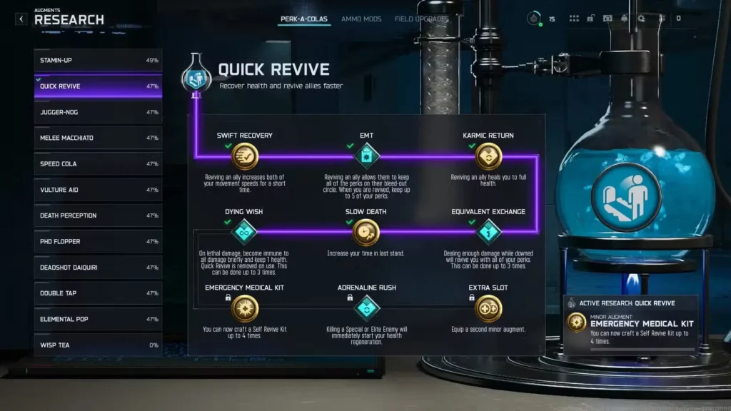 Quick Revive: Best Augments for Self-Revive Power