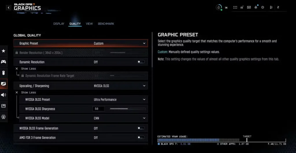 best quality settings black ops 7