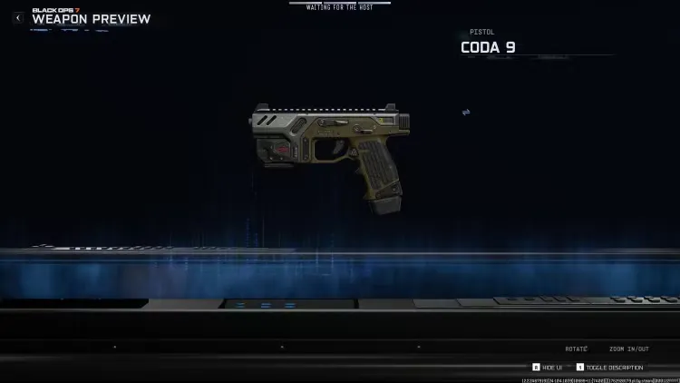 Coda 9 Pistol (KAP 45)