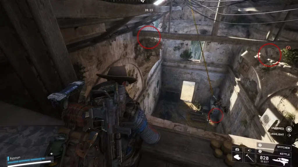 Common Button Locations #4: Interior Structural Areas