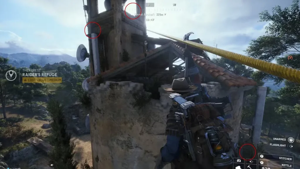 Common Button Locations #5: Watch Tower Area