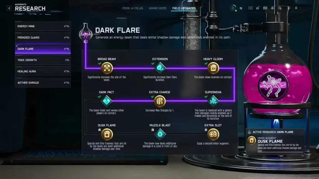 Dark Flare: Best Augments for Team Support or Solo DPS