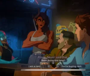 Bar Conversations: Multiple Dialogue Options