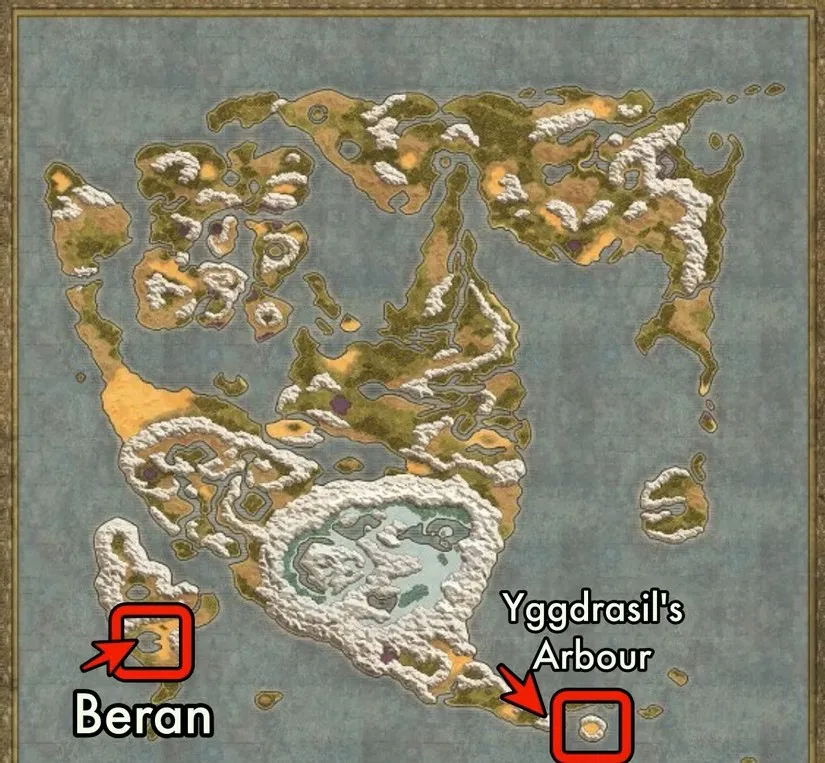 Beran Location Dragon Quest