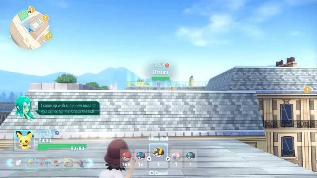 Secondary Dratini Location: Cafe Soleil Area