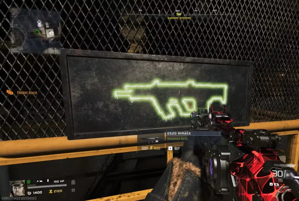 DS20 Mirage (Submachine Gun) Call of Duty Black OPS 7