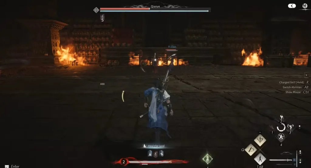 first phase in beat qianye in where winds meet