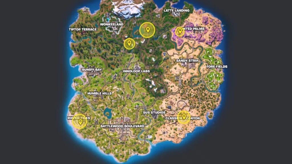 human bill fight location in fortnite chapter 7 season 1