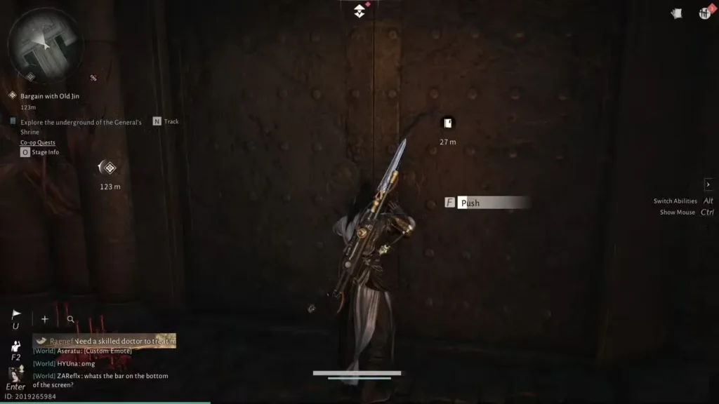 general's statue dungeon