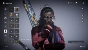 ghost mask rat in where winds meet