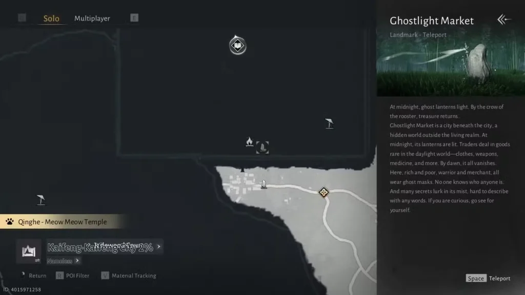 ghostlight market in where winds meet