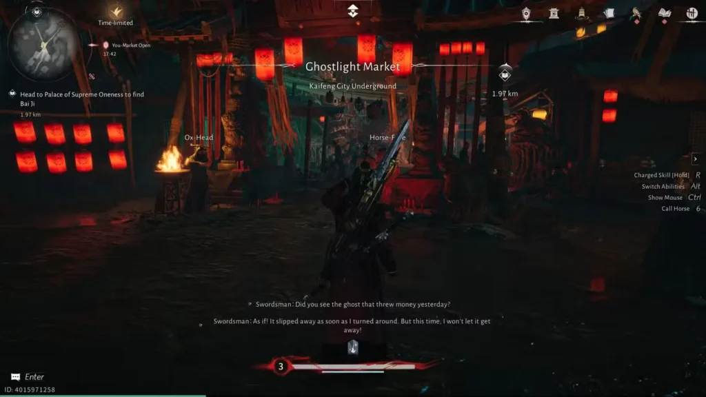 ghostlight market in where winds meet