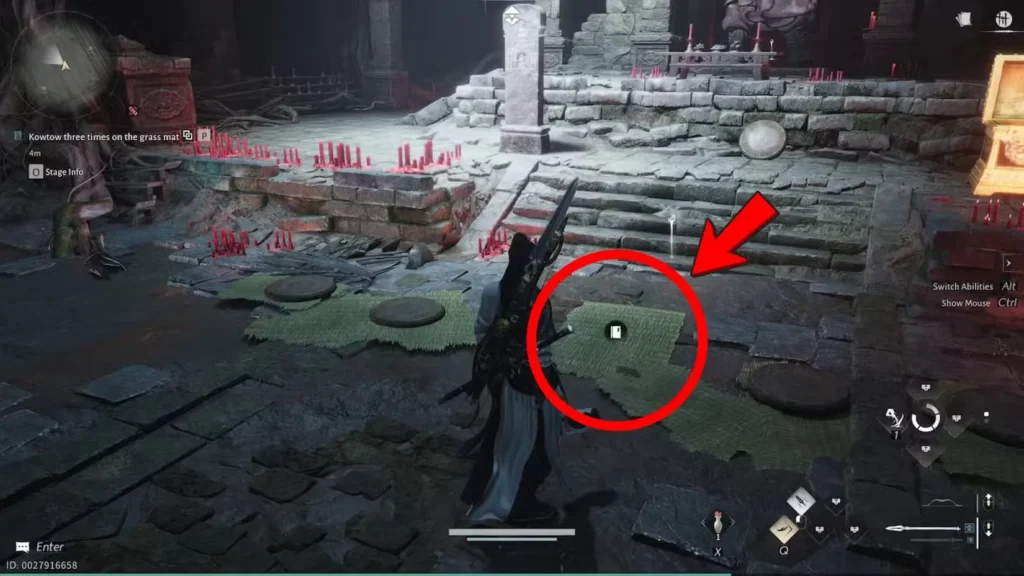 grass mat bow kowtow in where winds meet