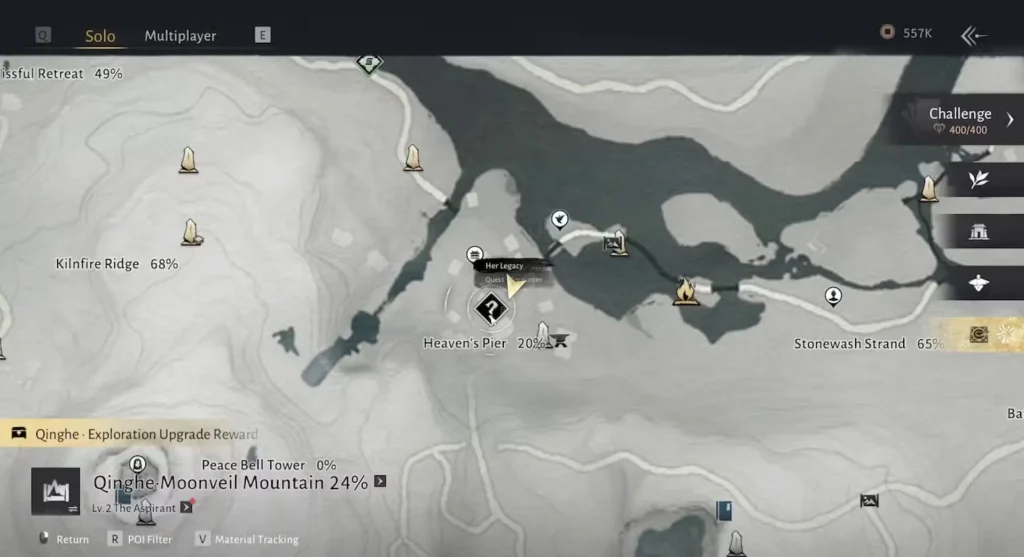 Her Legacy Quest Location in Where Winds Meet